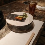 Dougo Sai - 焼き鮭、小松菜の和え物