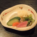 三笠鮨 - お新香