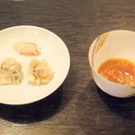 三笠鮨 - ワタリガニ等カニ3種とウニ醤油