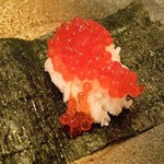 三笠鮨 - いくら巻き