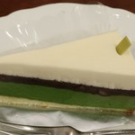 カフェ・ラルゴ - 抹茶チーズケーキ340円(税抜)