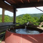 山小屋食堂 - 好山荘の手作り露天風呂！