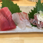 お台所 あさひや - 刺身３点盛り