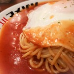 あんかけスパマ・メゾン - ベーコンエッグL とんかつ追加