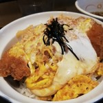 Irori An Kiraku - カツ丼￥550 バードアイアングル
