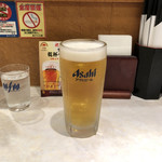 餃子の王将 - 生ビール（乾杯キャンペーン）税込396円