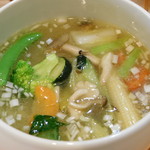中華ダイニング グルペット - 野菜スープそば