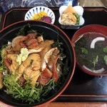 割烹矢野 - 料理写真:さしみ丼(1,050円)