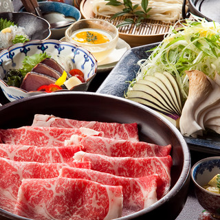 Recommended by the chef! Kuroge Wagyu beef soup shabu shabu shabu