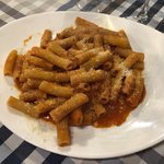 Romolo e Remo - リガトーニのマトリチャーナ　リガトーニが分厚くて食べ応えがありました
