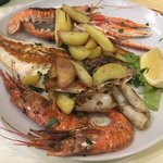 Romolo e Remo - 腹がパンパンになった魚介のグリル　美味しすぎる