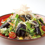 Tosa style seared eggplant salad