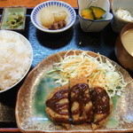 ひら乃 - ミンチカツ定食(５００円)