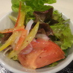 ビストロ茶葉蘭 - セットの野菜サラダ