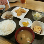 Den - シマアジフライ定食