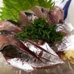 horse mackerel sashimi