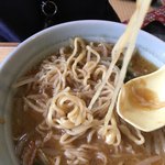 萬来軒 - 味噌ラーメン麺