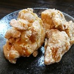 申手延麺 - 麺セット税込150円の唐揚げ
