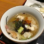 レストラン日本海 - 鯛茶漬け完成