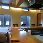 近江懐石 清元 - L字カウンター