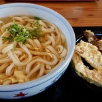 うどん田中 - 野菜天うどん(小) 600円