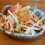 Tanaka - サービスのサラダ(ごはん 小も選べます)