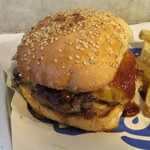 Hyoe's Burgers+Fries - BBQチーズバーガー