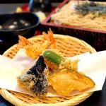 そば処 味里  - 天ざる1080円