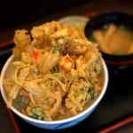 そば処 味里  - かき揚げ丼970円