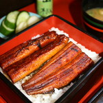 そば処 味里  - うな重　1840円