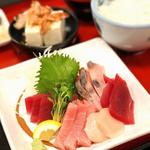 そば処 味里  - お刺身定食　1840円