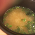 すし岩瀬 - 味噌汁