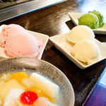 てっぱん家 - ◆デザート(アイス・シャーベット・杏仁豆腐)◆