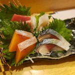 海鮮炭焼処とら太 - 刺盛り3点