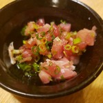 海鮮炭焼処とら太 - ねぎとろだっけ？何か余ったの貰った