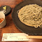 蕎麦屋 じん六 - ざるそば(田舎そば) 福井県産蕎麦粉