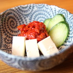 Wagyuuhorumon Sakaba Nikuduki - チャンジャとクリームチーズ
