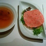 ブリュット - 201112 ブリュット　フランス丼プレート（サラダ＆スープ）.jpg