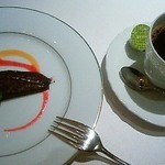 ブリュット - 201112 ブリュット　フランス丼プレート（デザート＆コーヒー）.jpg