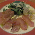 Bar MICHIya - この日のお魚のカルパッチョ盛り合わせ