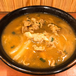 酒と魚と手打ち蕎麦 はやし - カレー南蛮そば 900円