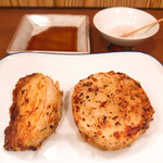 酒と魚と手打ち蕎麦 はやし - 新たまねぎと長芋の天ぷら 各150円