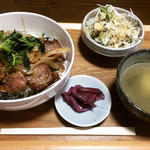 Meshi Sake Sakana Syamoji - ステーキ丼  ¥800-