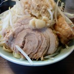 かじろうramen7 - ラーメン小、野菜マシ、あぶらマシマシ750円