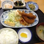 惣菜 おか - エビフライ定食490円（第二回投稿分③）
