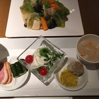 中国料理 大湖苑  - 海鮮餡掛け焼きそば (*´ω`*) lunch set