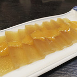 Sakagura Sawamasamune - エゴの刺身 酢味噌がけ