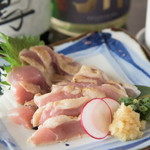 Shiki Shun Sai Sakaba Ichi - 赤鶏のたたき二種盛り