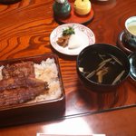 将棋屋 - うな重定食。食の時間と空間を楽しむ。