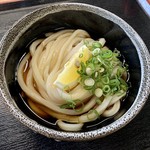 本格手打うどん はゆか - ぶっかけうどん、濃口。
